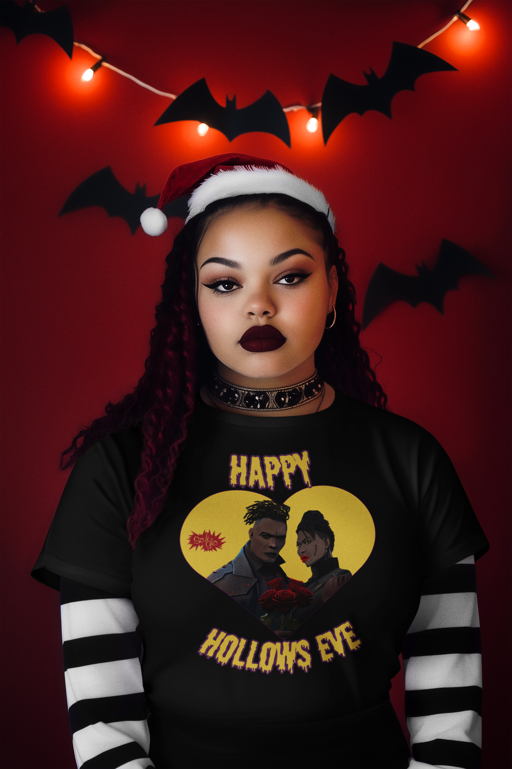 "Happy Hollows Eve" - (V-Neck T-Shirt)