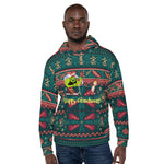 "Ugly Christmas Sweater" (Happy Grinchmas!) - (Hoodie)