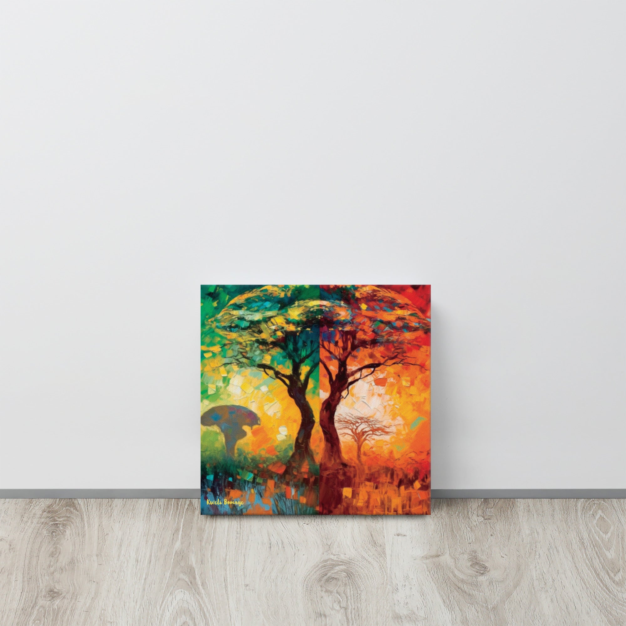 "Tale of Two Seasons" - Canvas Print
