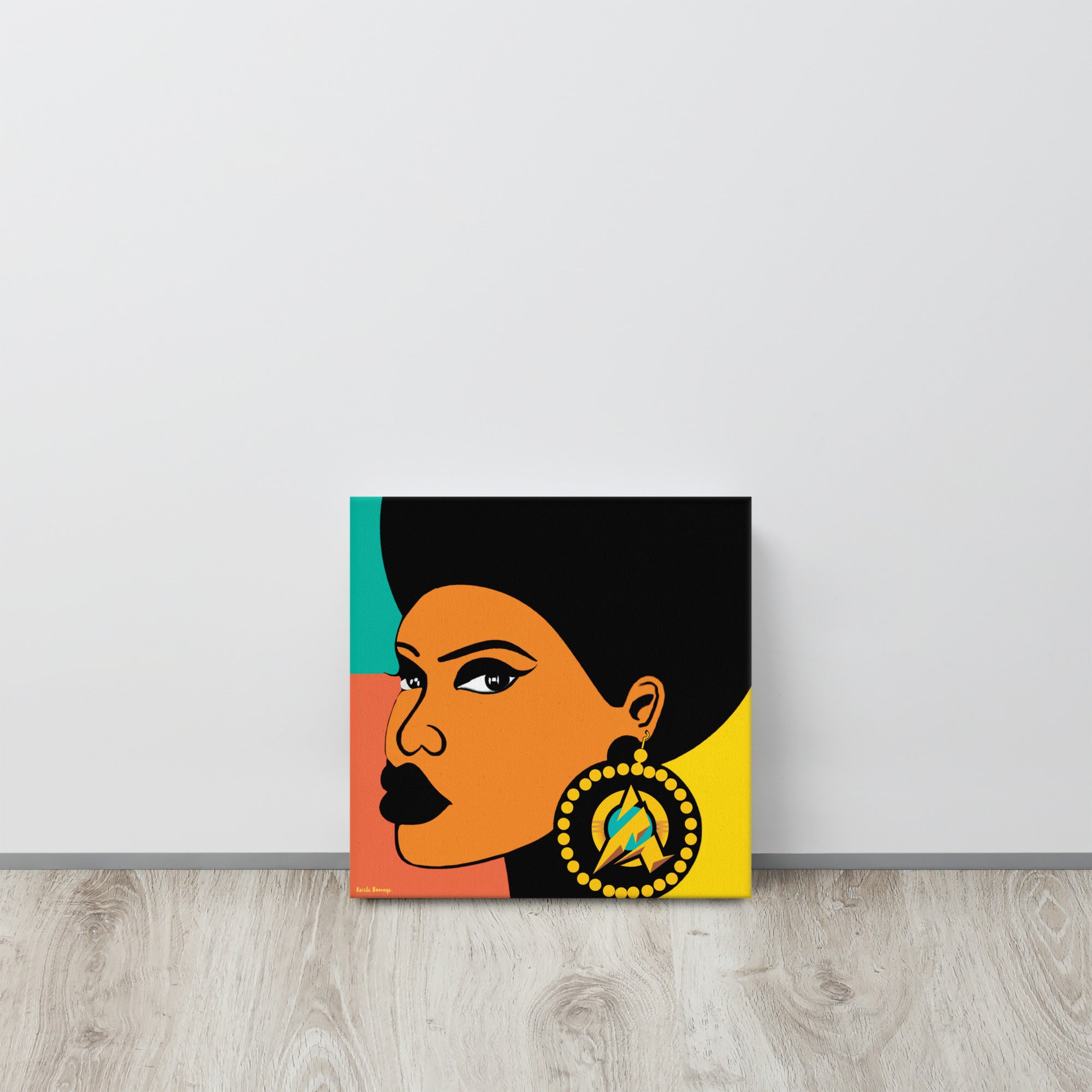 "Afrofuturism Empress" - Canvas Print