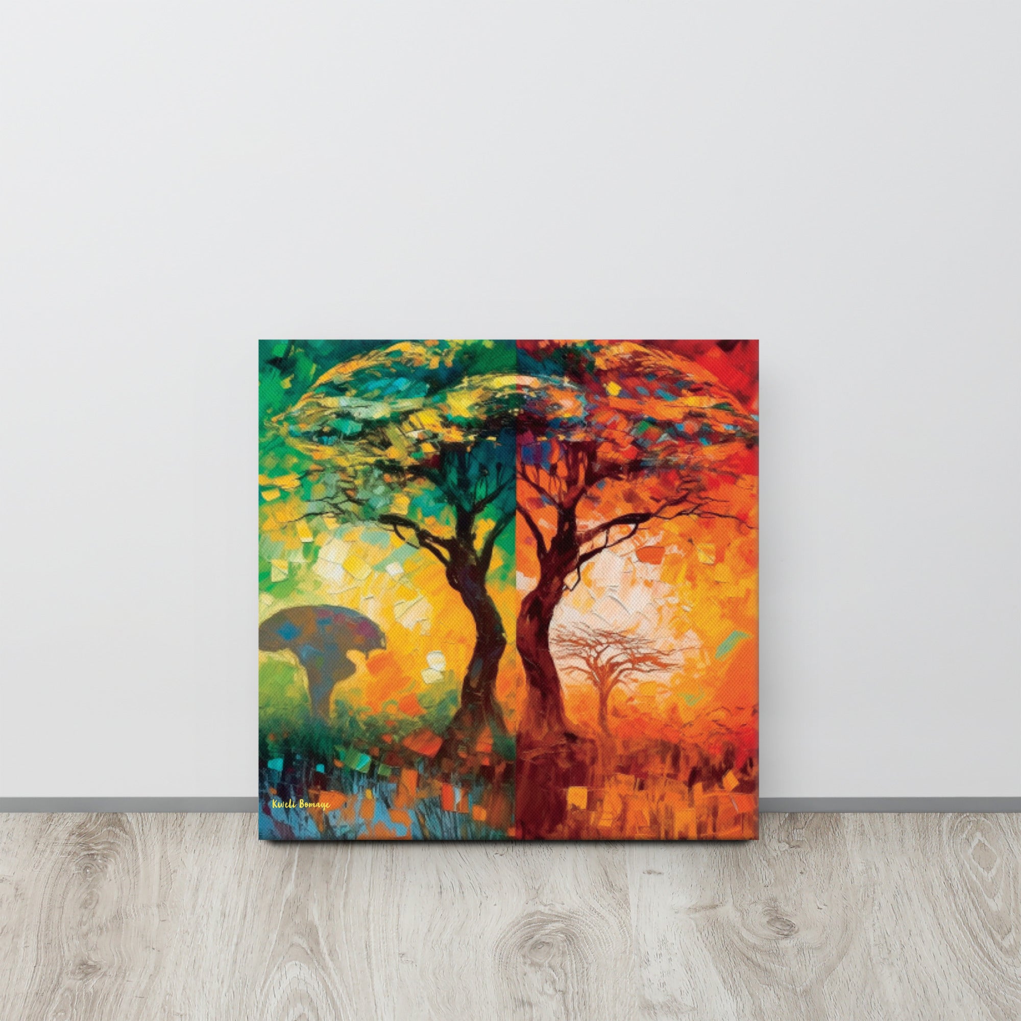 "Tale of Two Seasons" - Canvas Print