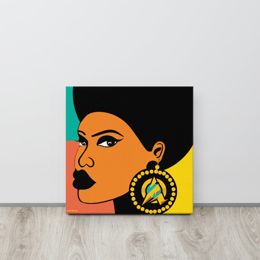 "Afrofuturism Empress" - Canvas Print