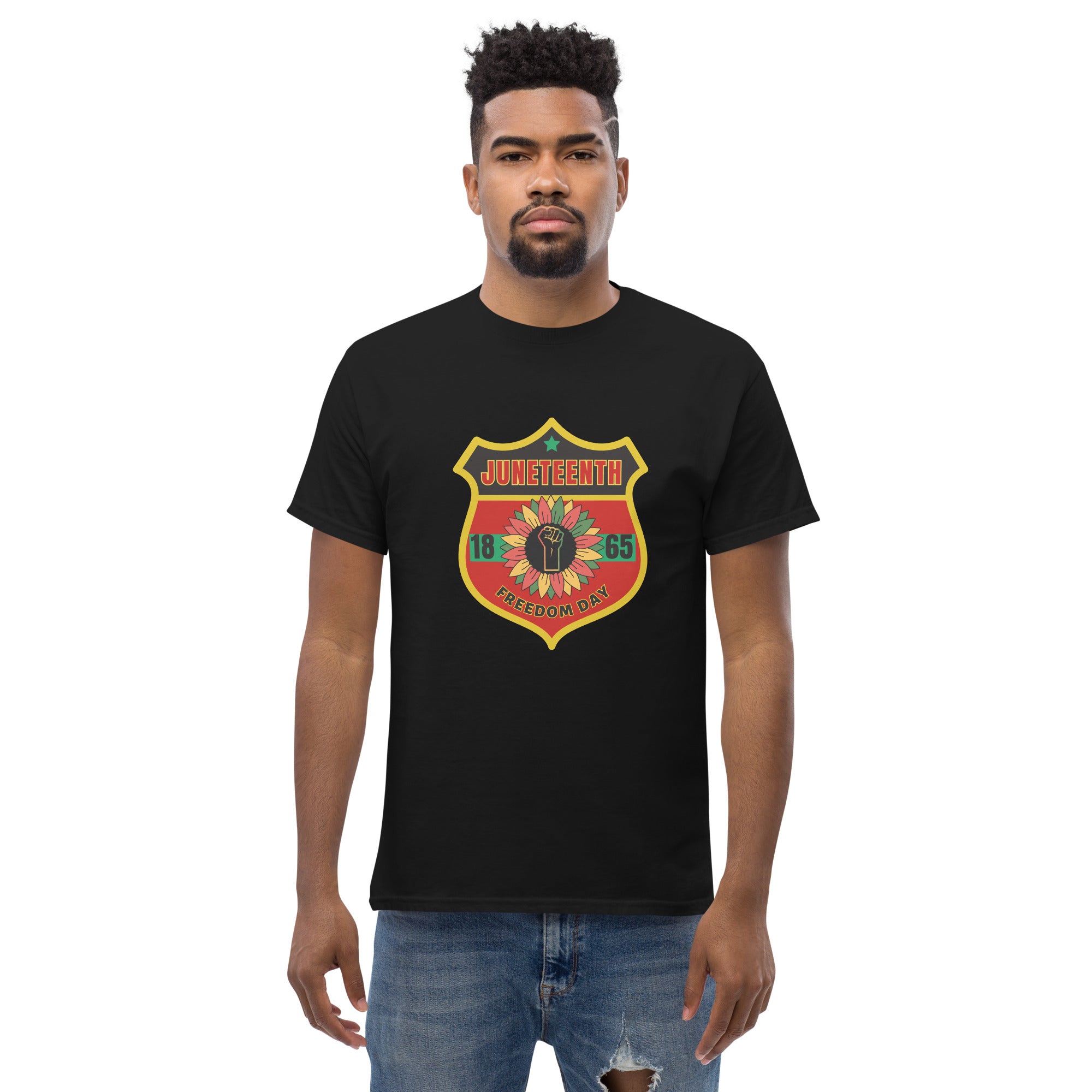 "Juneteenth" Badge Logo - (T-Shirt)