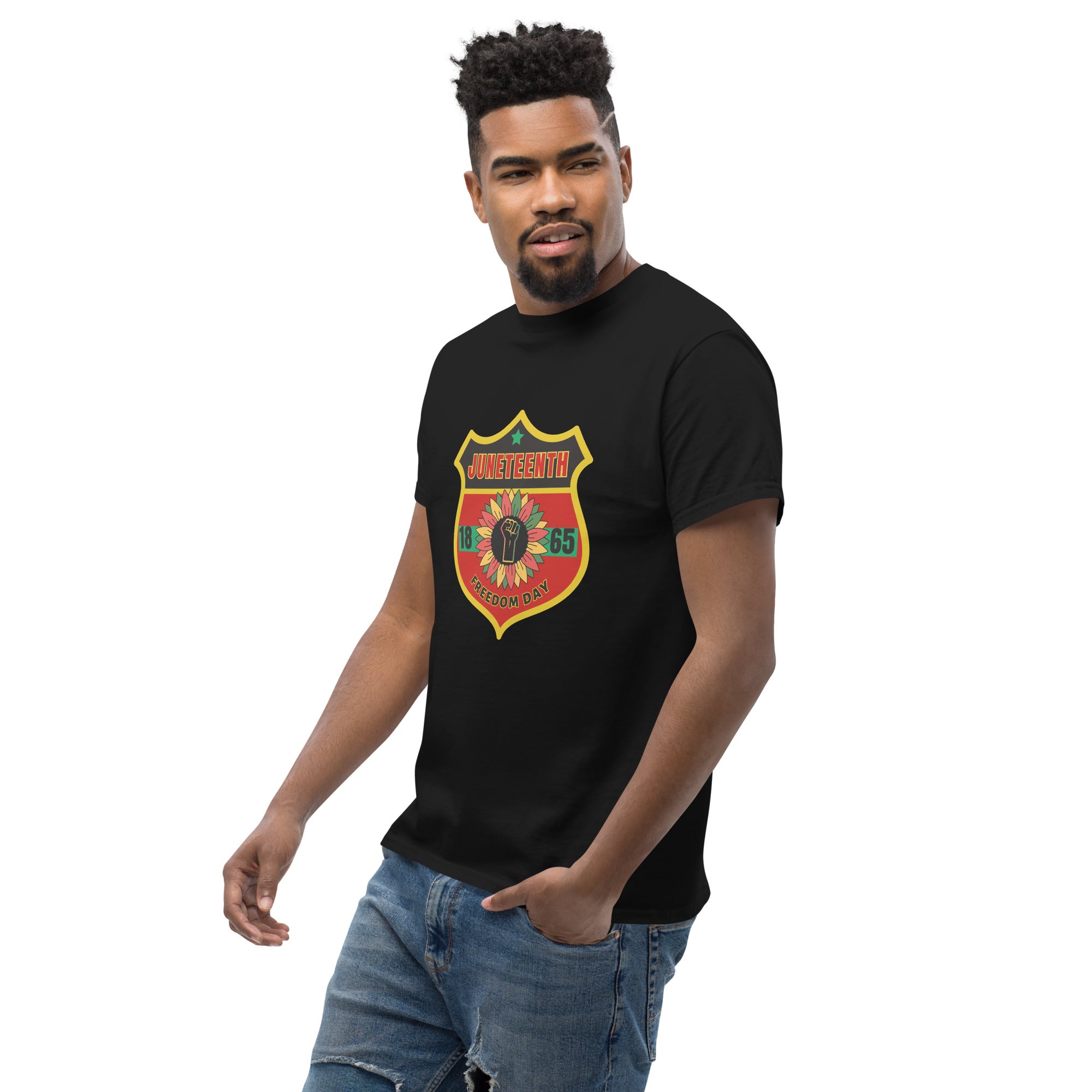 "Juneteenth" Badge Logo - (T-Shirt)