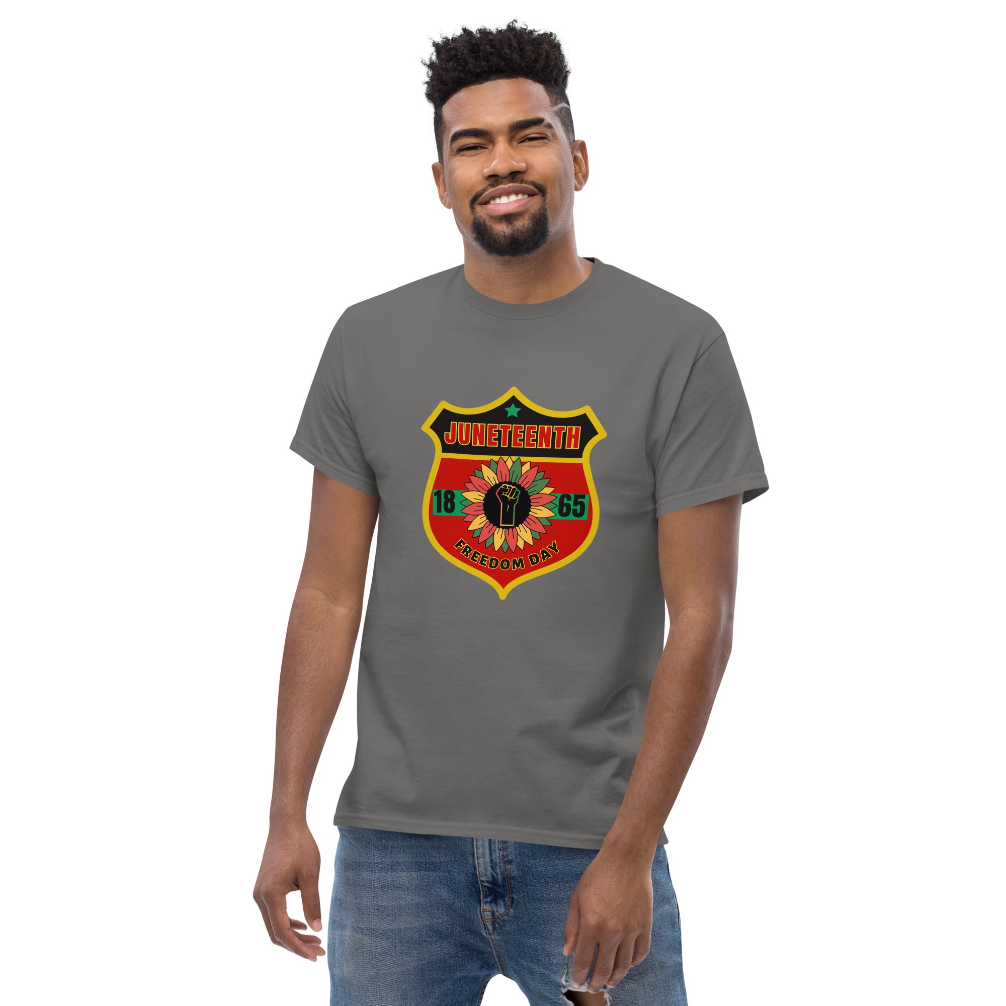 "Juneteenth" Badge Logo - (T-Shirt)