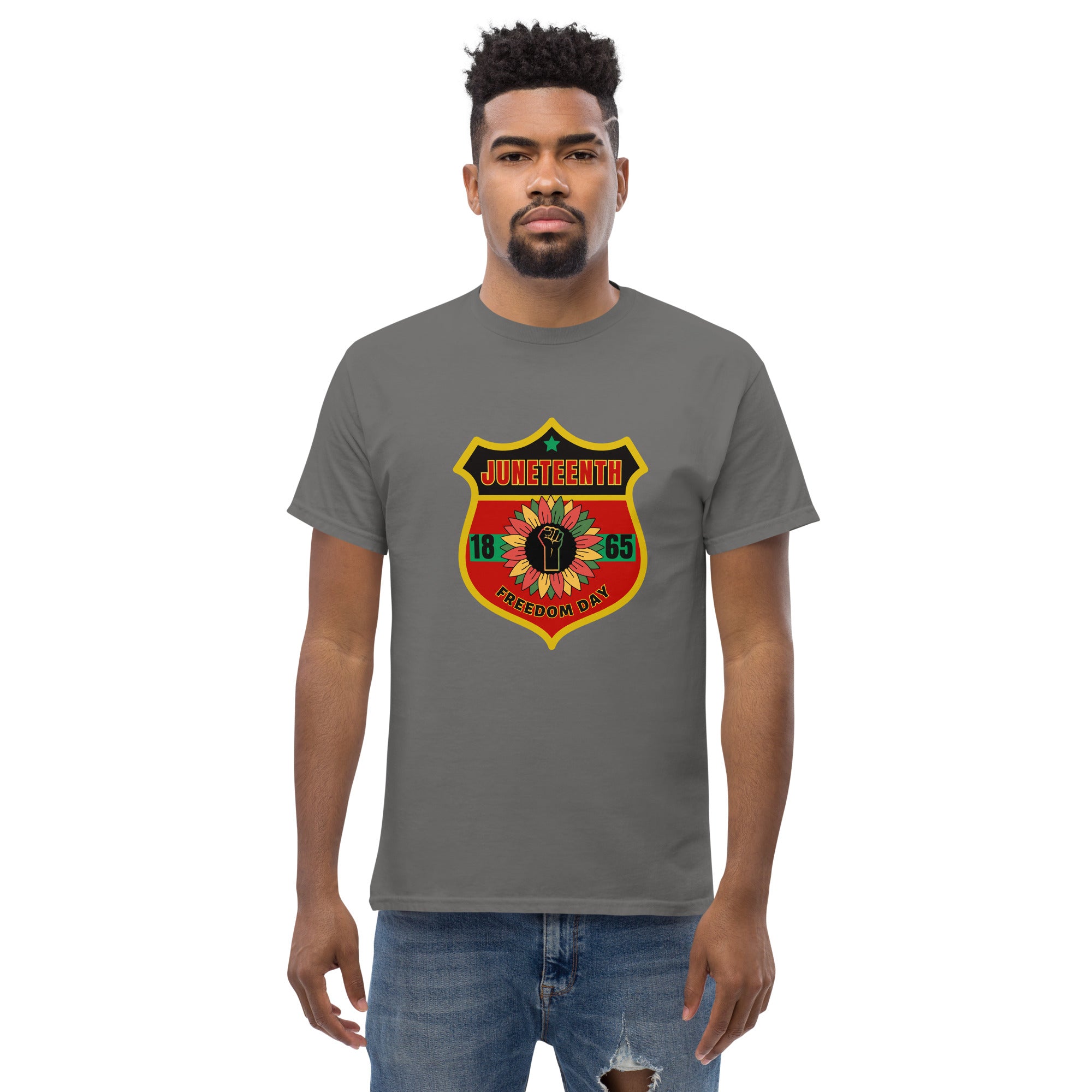 "Juneteenth" Badge Logo - (T-Shirt)