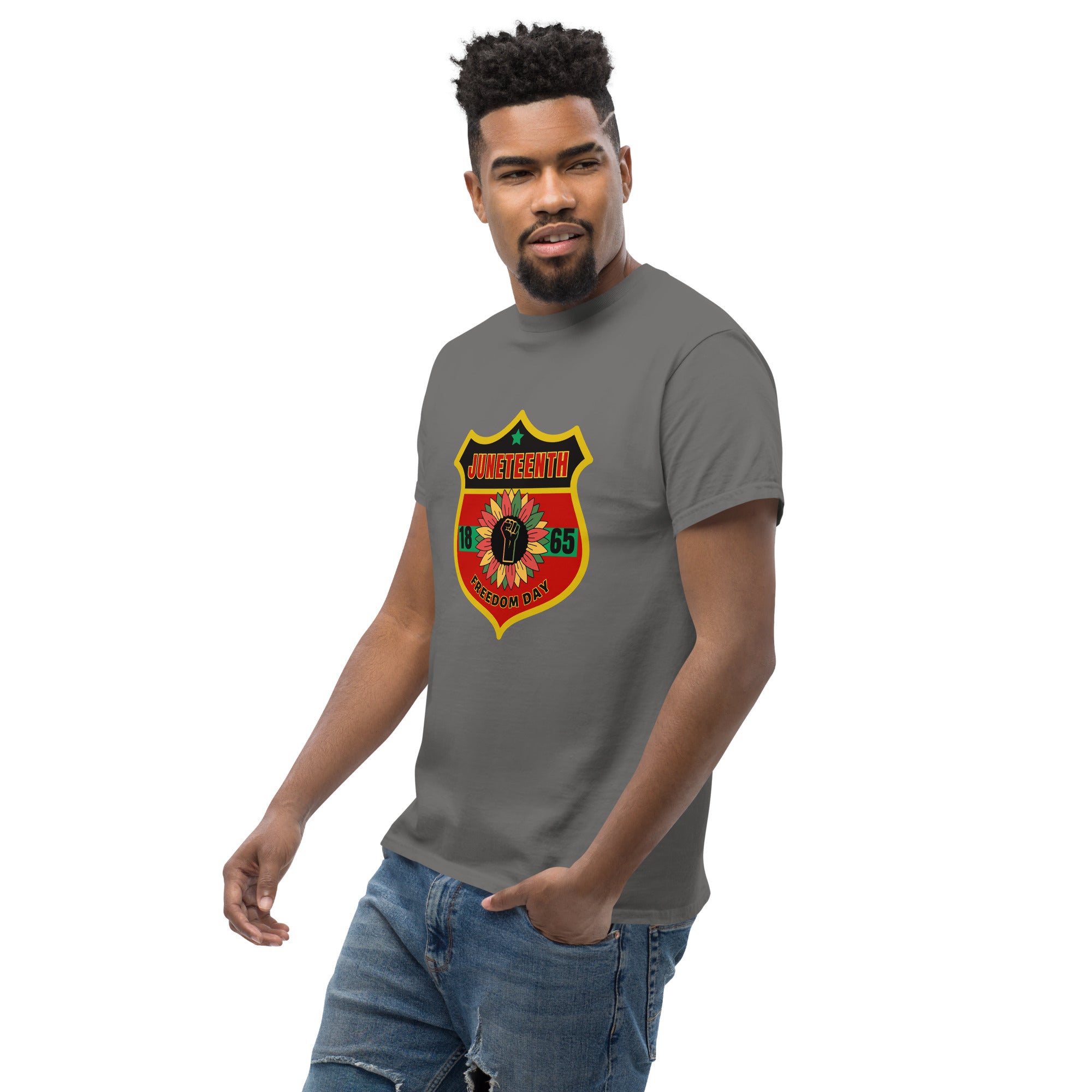 "Juneteenth" Badge Logo - (T-Shirt)