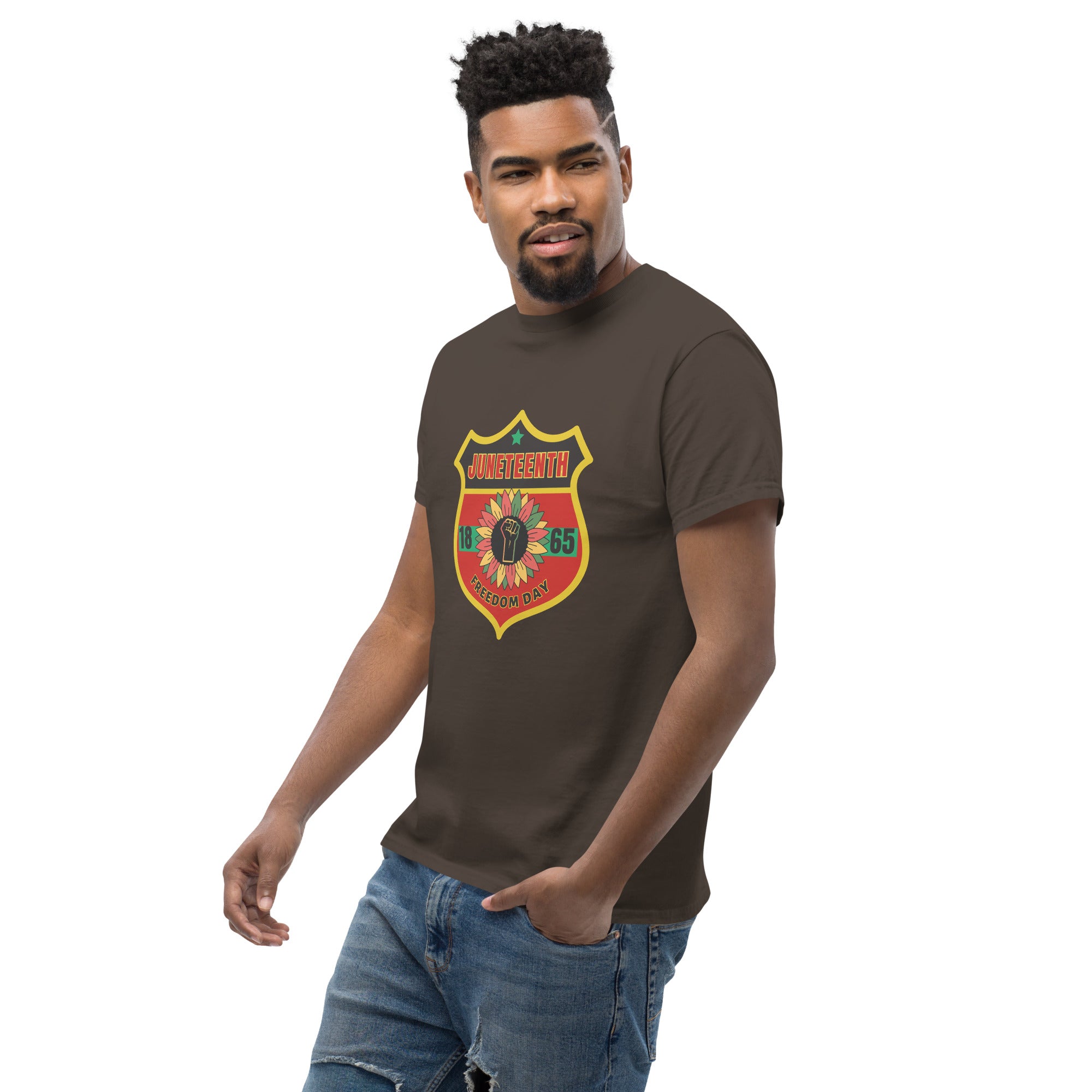 "Juneteenth" Badge Logo - (T-Shirt)