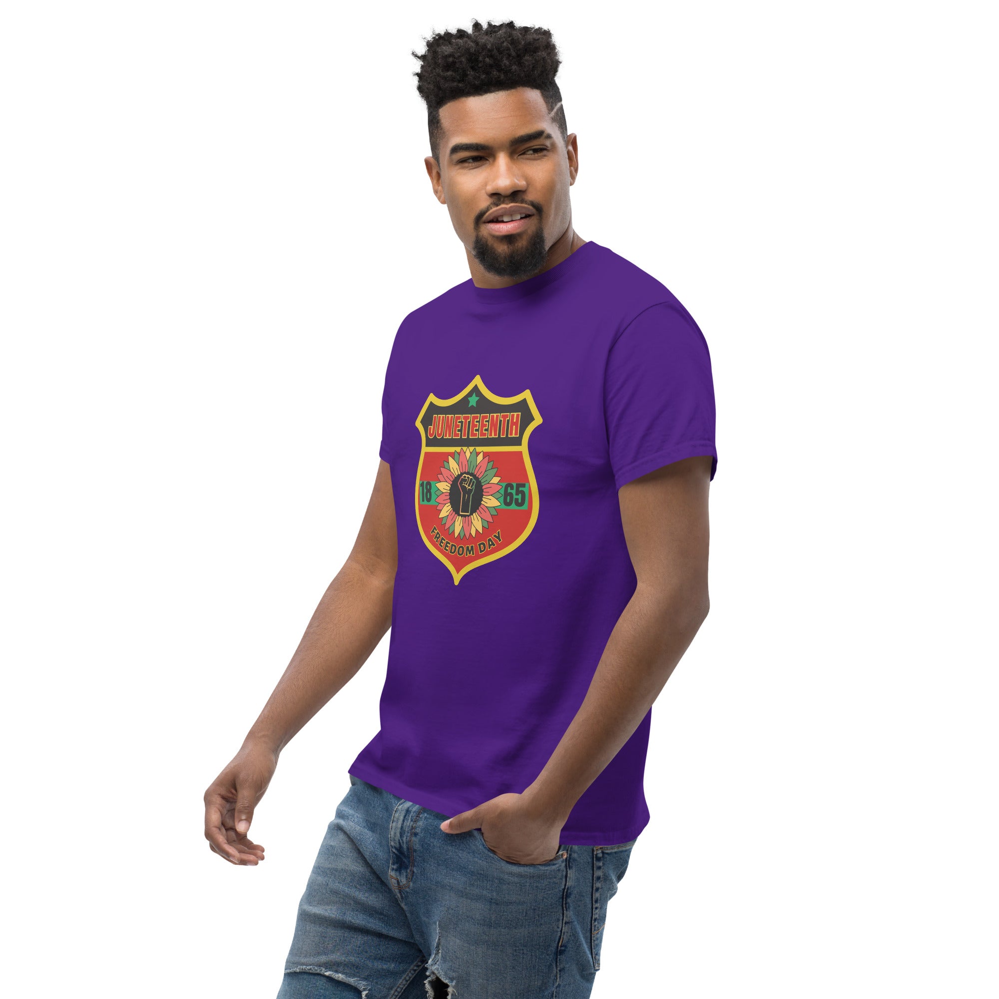 "Juneteenth" Badge Logo - (T-Shirt)