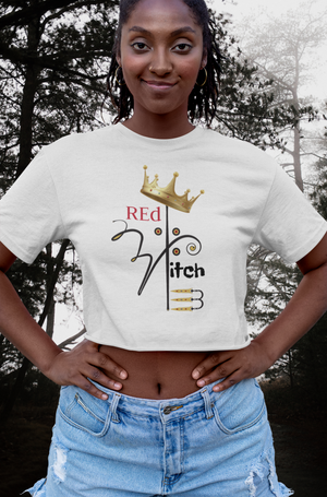 "Red Witch" -  Organic Crop Top