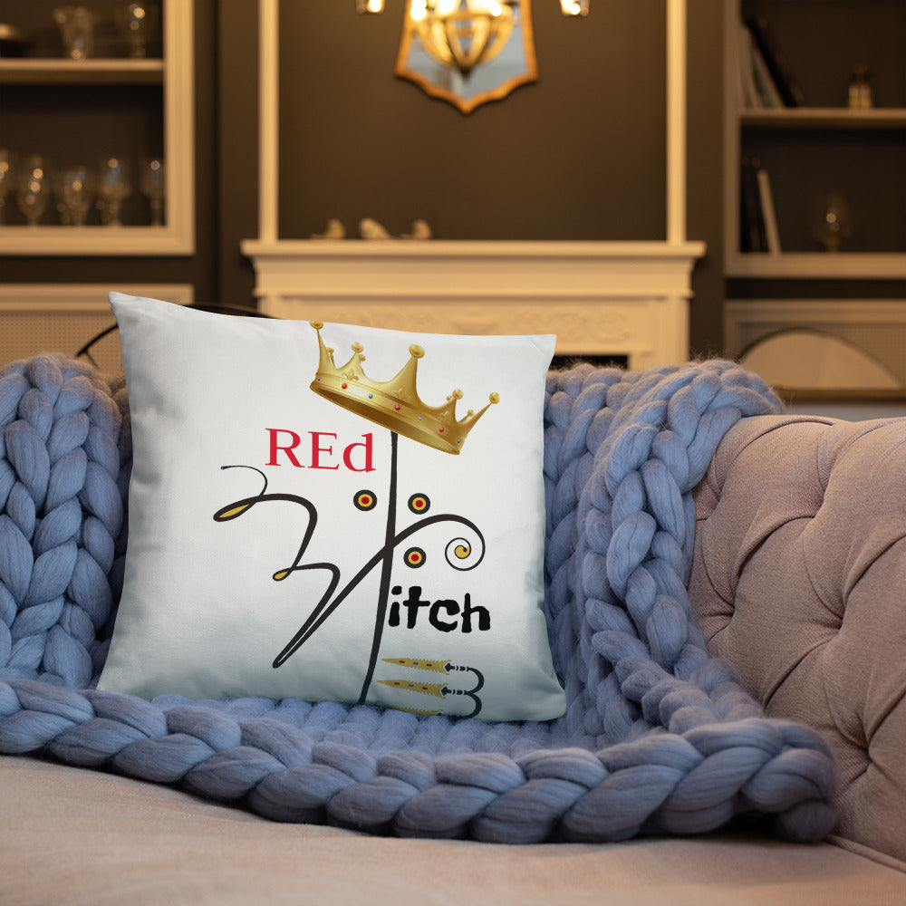 Red Witch Pillow
