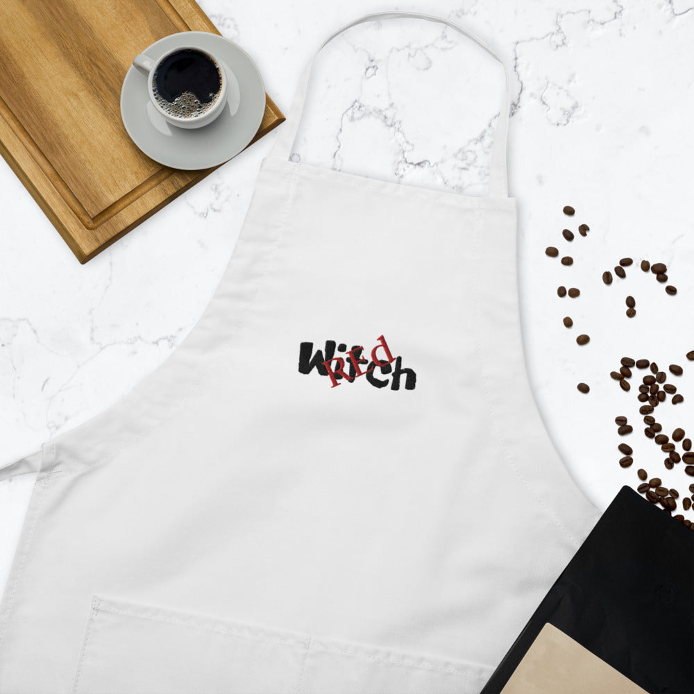 "Red Witch" - Embroidered Apron
